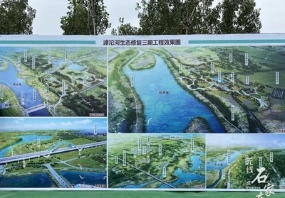 一河三湿地,两湖两区多节点,石家庄滹沱河生态修复三期工程开工
